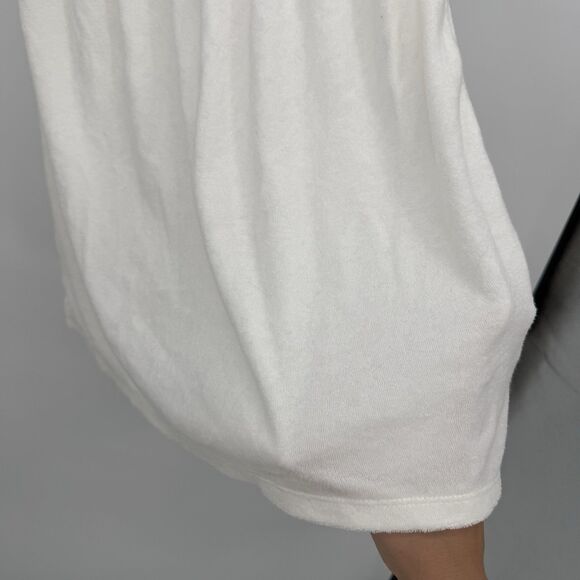 Wild Fable White Terry Cloth Halter Swim Coverup Dress Size Medium Coastal - Picture 4 of 10